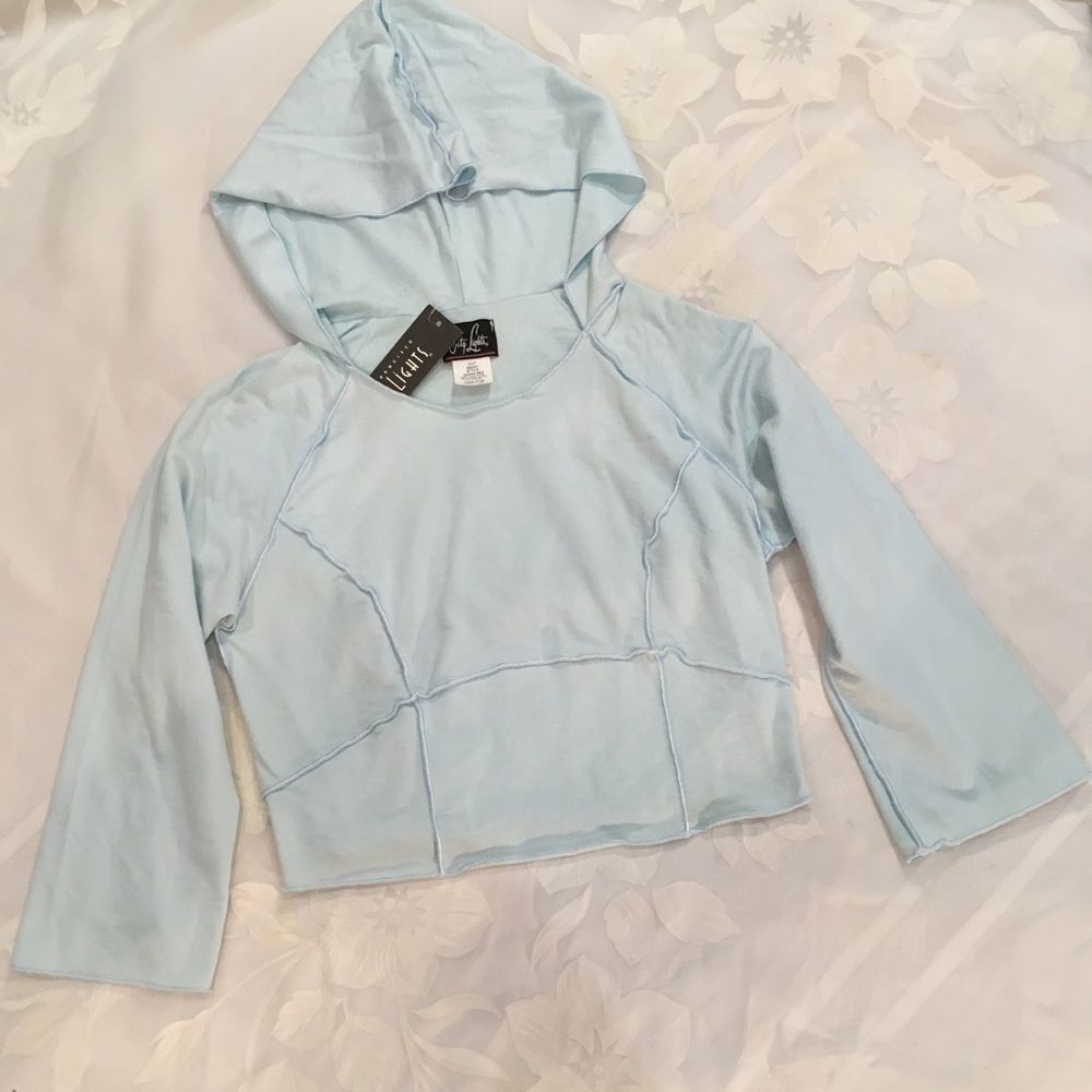City Lights San Francisco Hooded Long Sleeve Crop - Picture 5 of 5